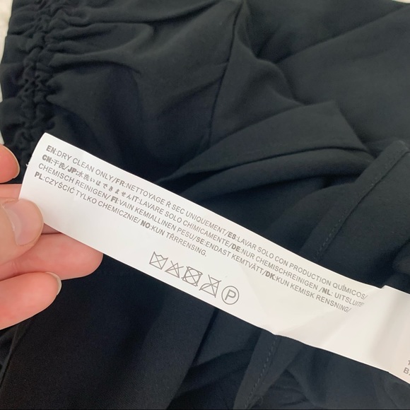 J.O.A. Black Side Ruched Drawstring Mini Skirt - Picture 8 of 9